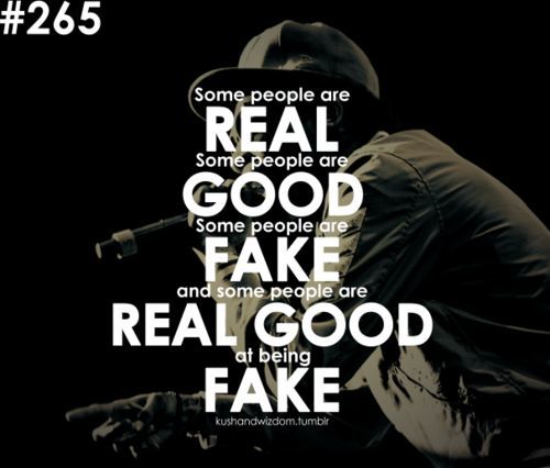 fake people – Wiz Khalifa quote