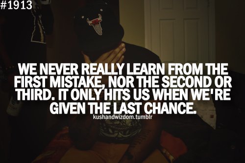learning from mistakes – Wiz Khalifa
