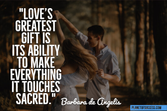 Love's greatest gift quote