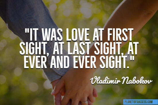 Love at first sight quote
