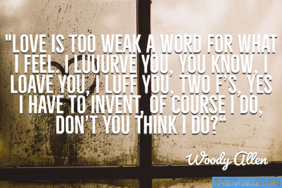 Love is too weak a word