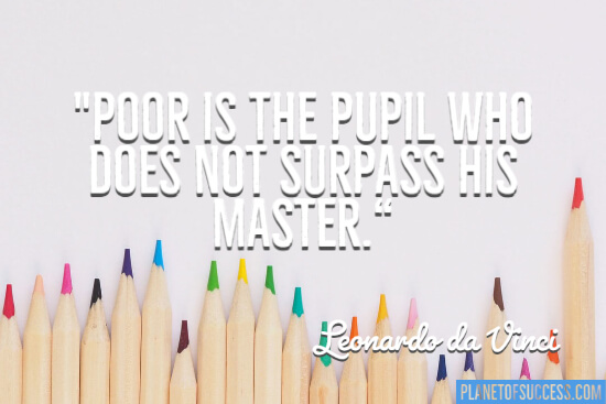 Poor is the pupil