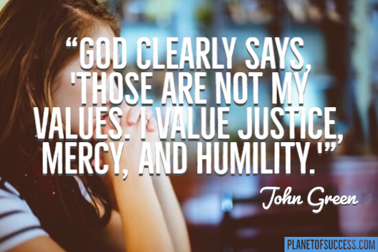 Justice, mercy, and humility quote