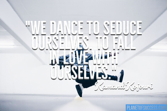 We dance to seduce ourselves