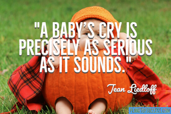 A baby's cry