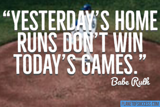 Yesterday's home runs quote