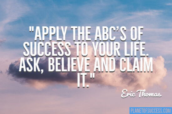 The ABC's of success