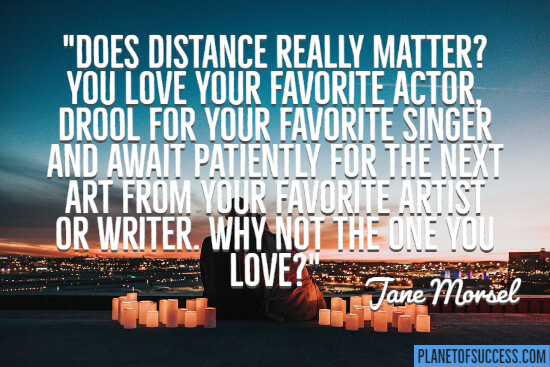 Does distance really matter quote