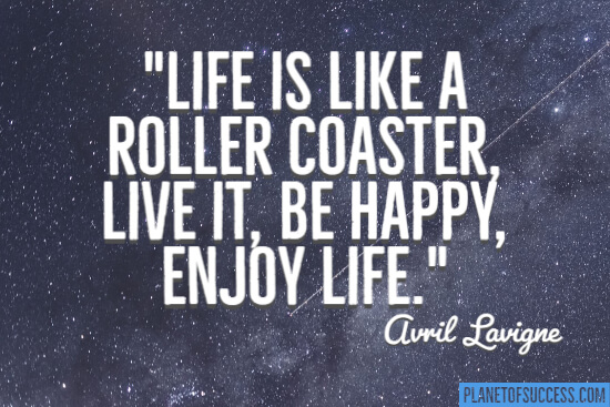 Life is a roller coaster