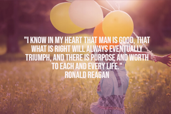 Inspirational Ronald Reagan quote