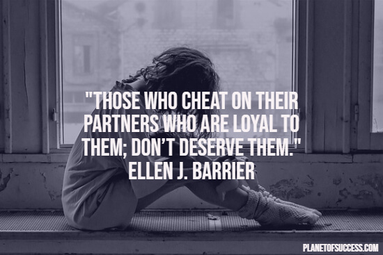 Uplifting cheating quote