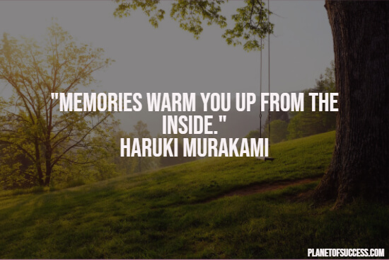 Warming memories quote