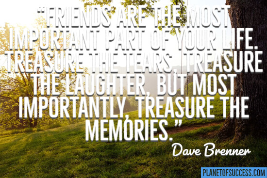 Treasure the memories quote