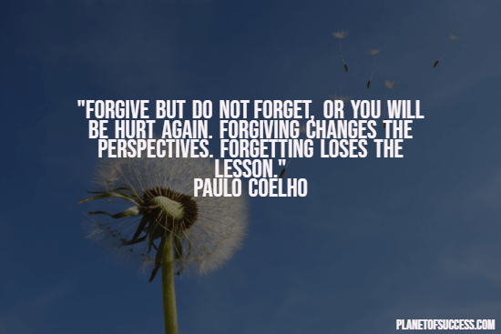 Forgiving and forgetting