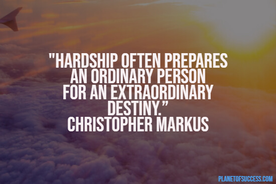 Hardship quote