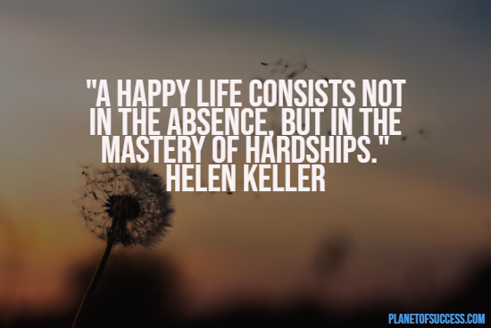 Happy life quote
