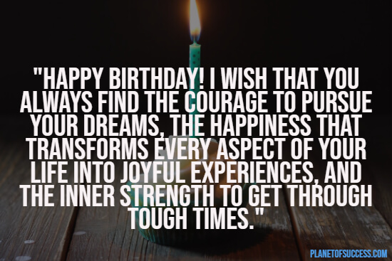 Happy birthday wish