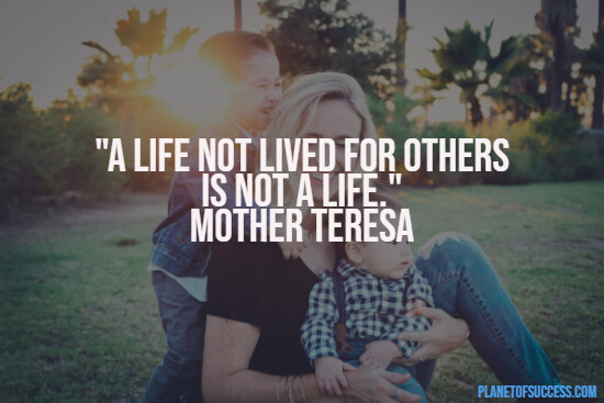 Living for others quote