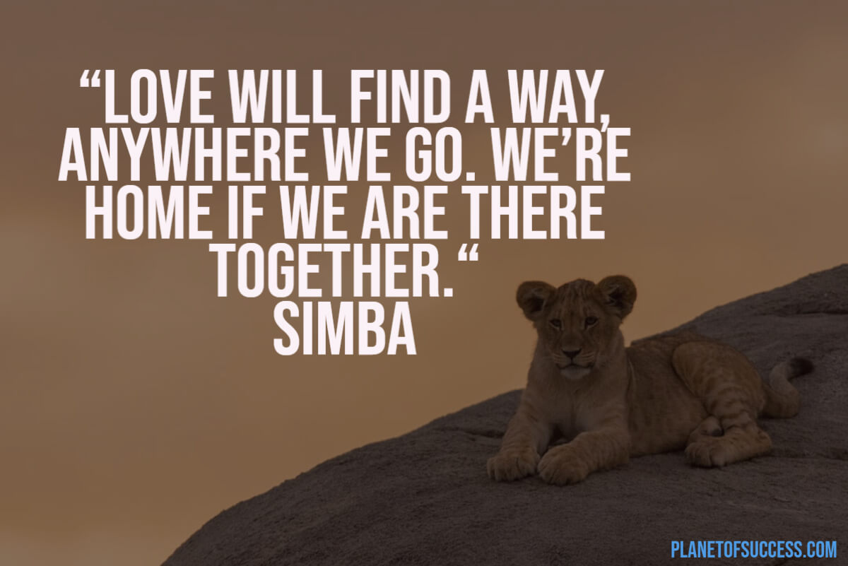 Lion King Quote about love