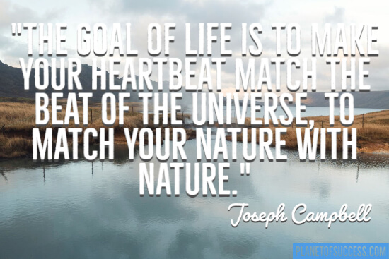Match your nature with Nature quote