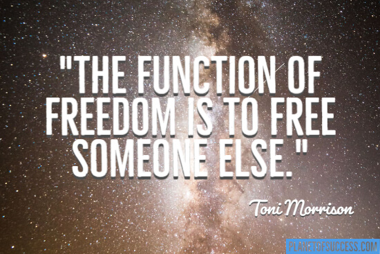 The function of freedom